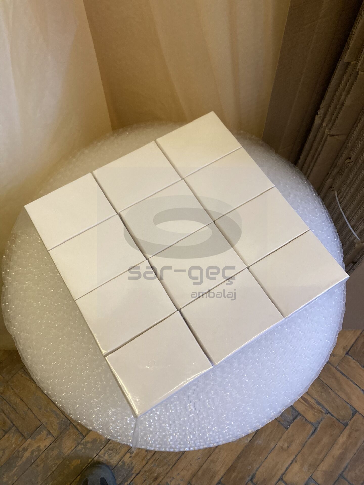 Set Kutusu - Beyaz Renk 6x8x3cm (24 Adet)
